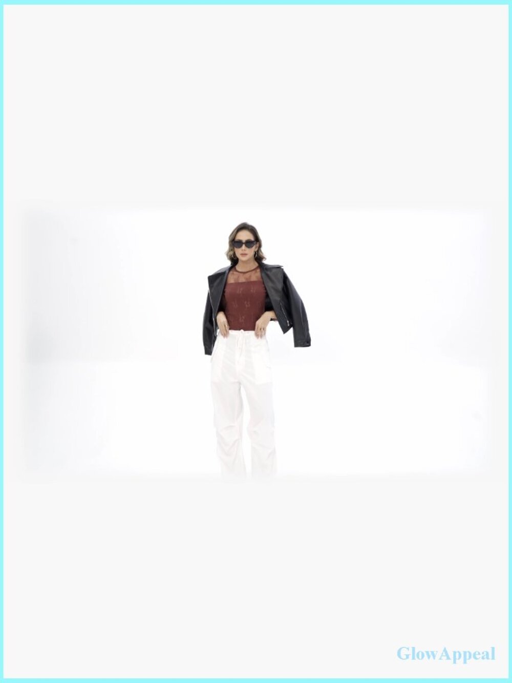 Sheer Mesh Long Sleeve Top Crew Neck Double Layered Tee Shirt Party Club - Picture 7 of 7
